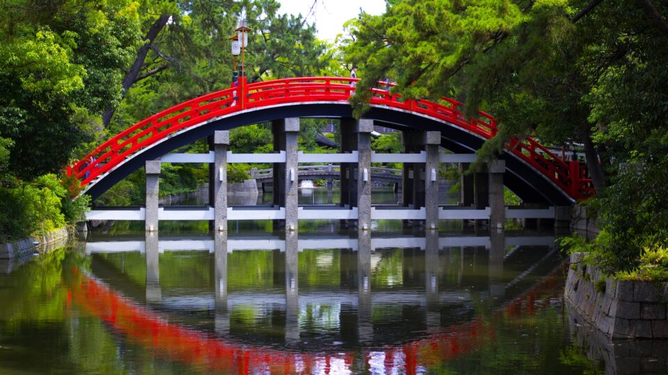 境内の風景