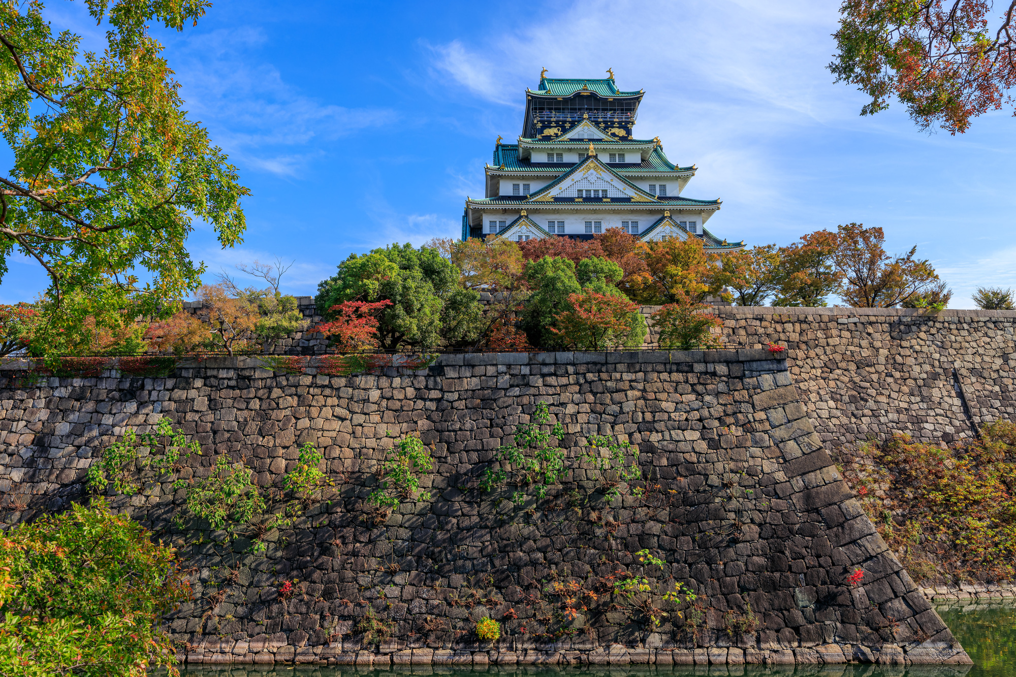 秋の大阪城